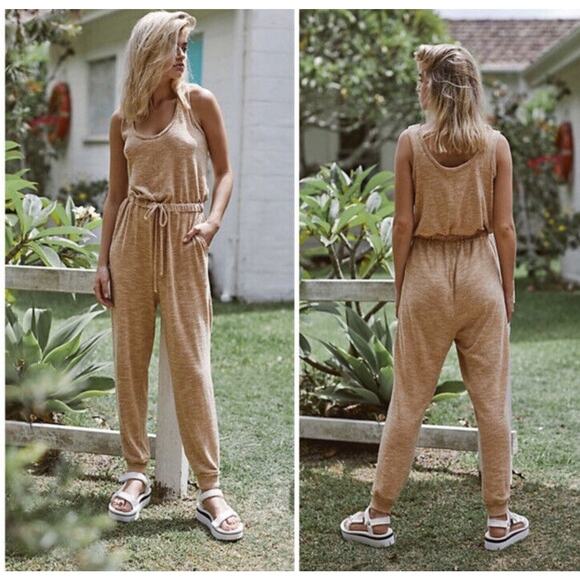 Free People FP Beach Bicoastal And Oversized Harem Jumpsuit Sleeveless Size S - Picture 1 of 8